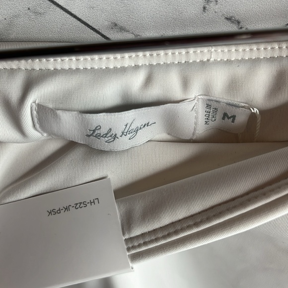 NWT Lady Hagen Womens 17" White Pleated Skort Golf Tennis Biking Size Medium M - Picture 8 of 11